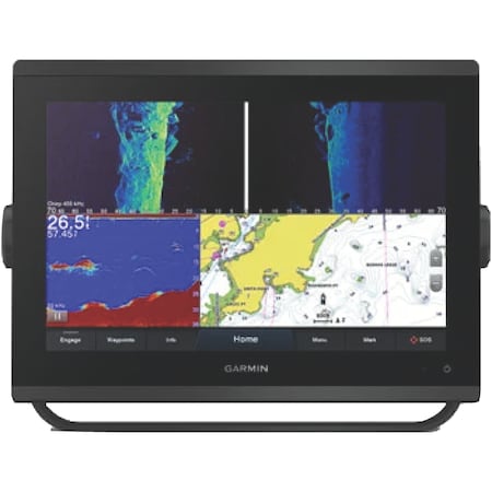 Garmin GPSMAP 1223xsv GPS/Chartplotter, w/SideVu, ClearVu and Traditional CHIRP Sonar & Worldwide Basemap 010-02367-02